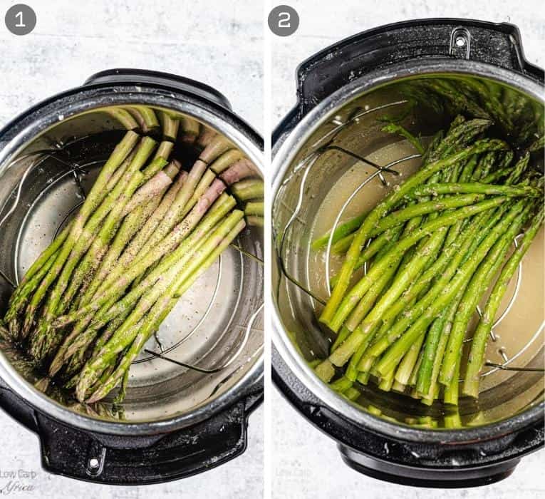 making asparagus in the instant pot