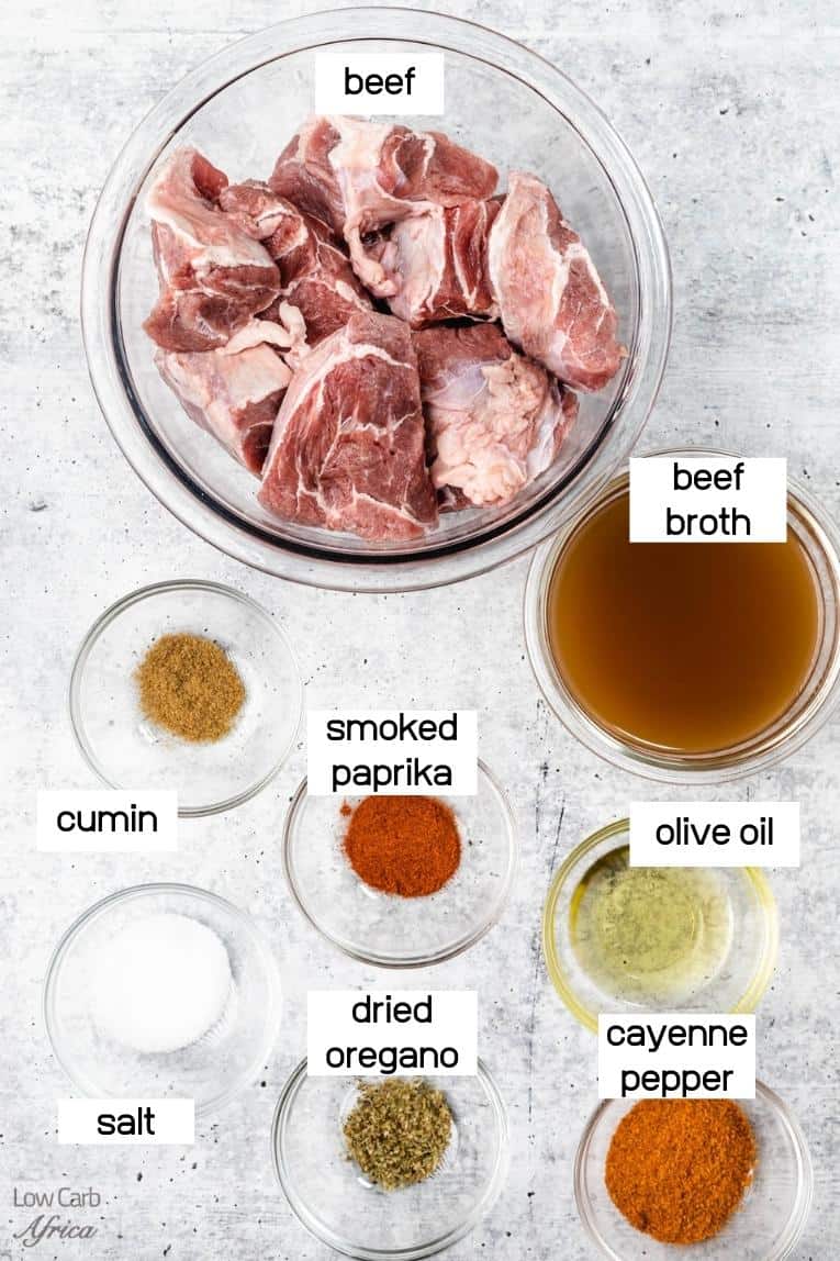 beef, stock, spices