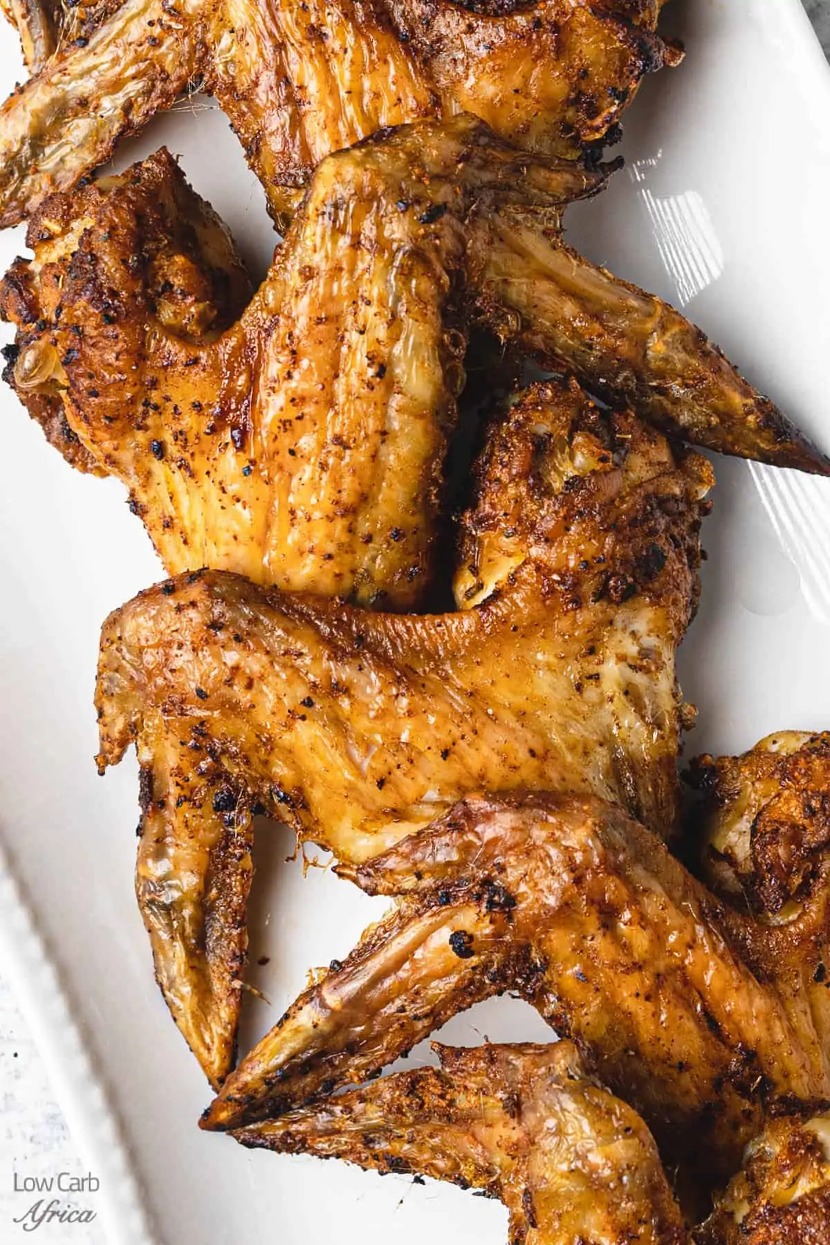 low carb air fryer whole chicken wings ready to eat