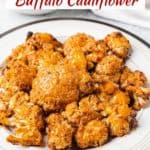 Air Fryer Buffalo Cauliflower pinterest