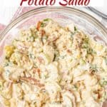 Keto Cauliflower Potato Salad pinterest