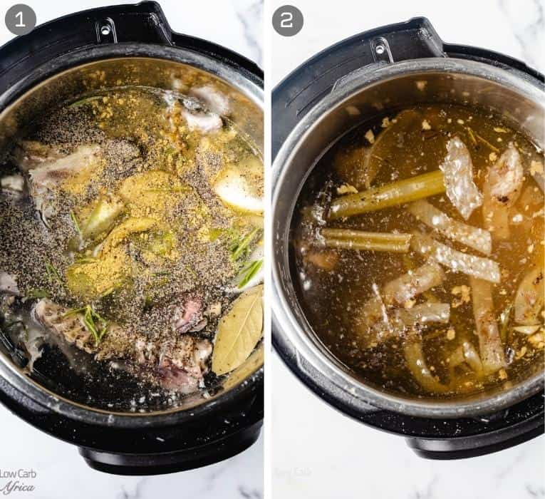 making turkey broth in the instant pot