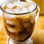 keto iced coffee in a cup