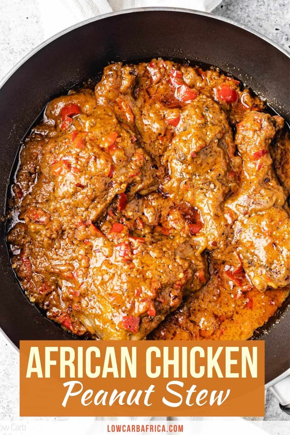 African Chicken Peanut Stew - Low Carb Africa