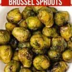 Air Fryer Frozen Brussel Sprouts-pinterest