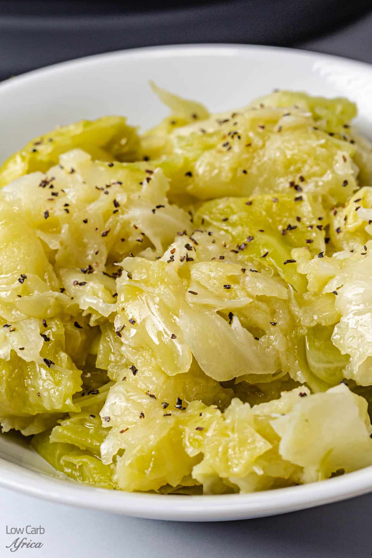 Plate of Instant Pot Cabbage