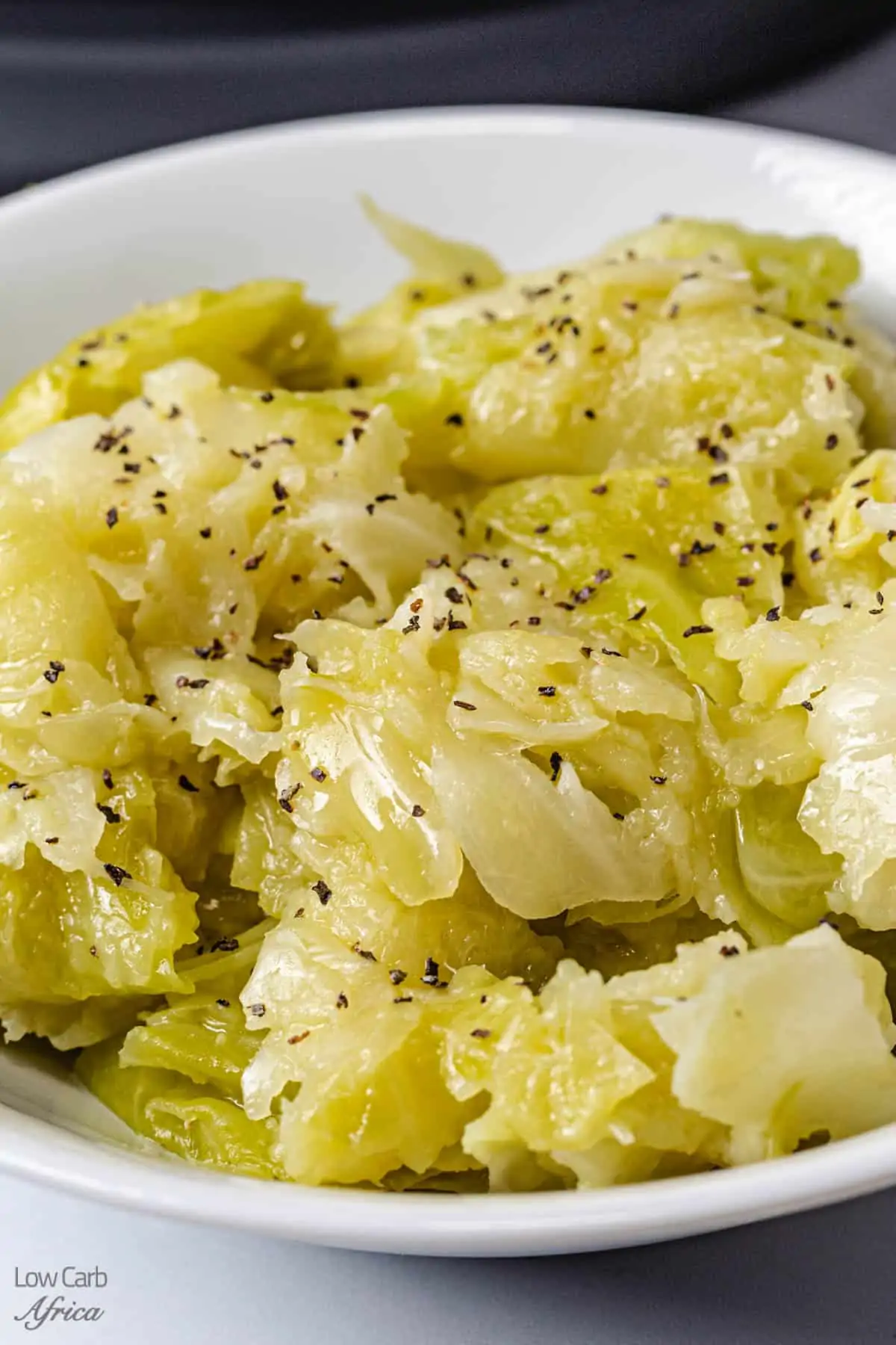 plate of instant pot cabbage