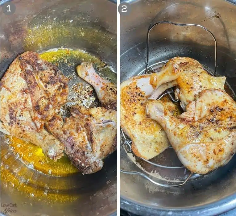 making chicken legs in the instant pot