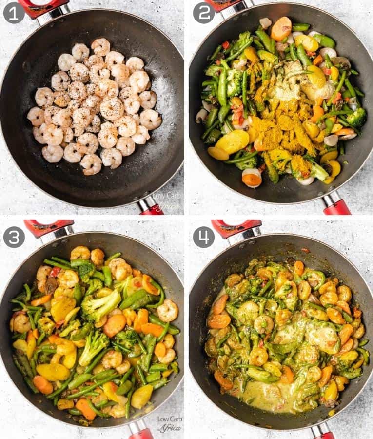 How to make mixed veggie curry