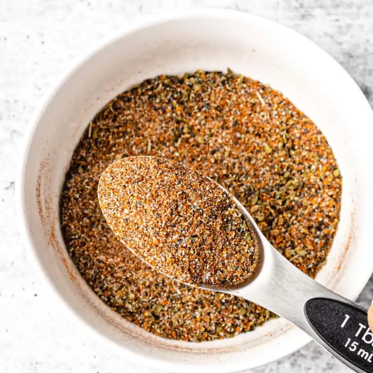 pork chop seasoning in a bowl