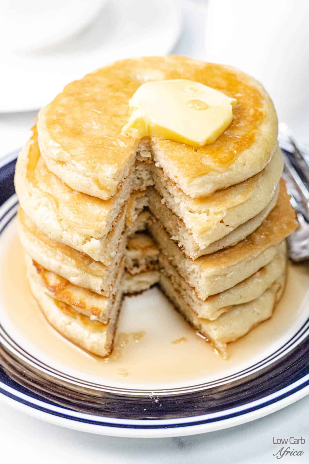 Ready-to-slice keto pancakes
