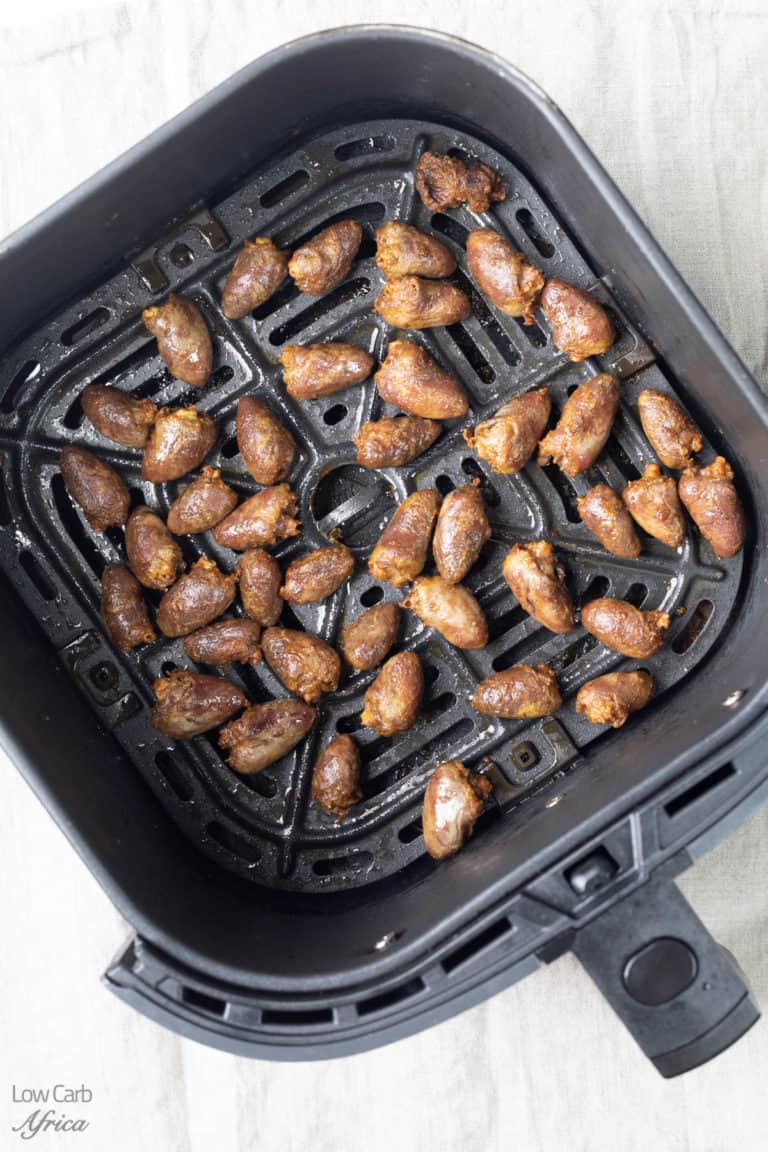 Air Fryer Chicken Hearts Low Carb Africa