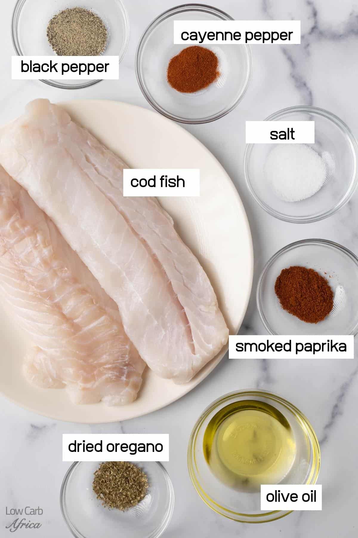 Material used for fried cod fish.