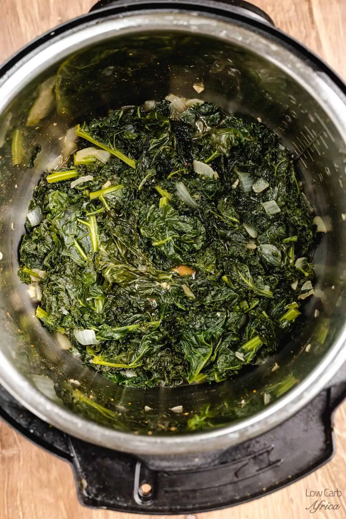 kale in instant pot