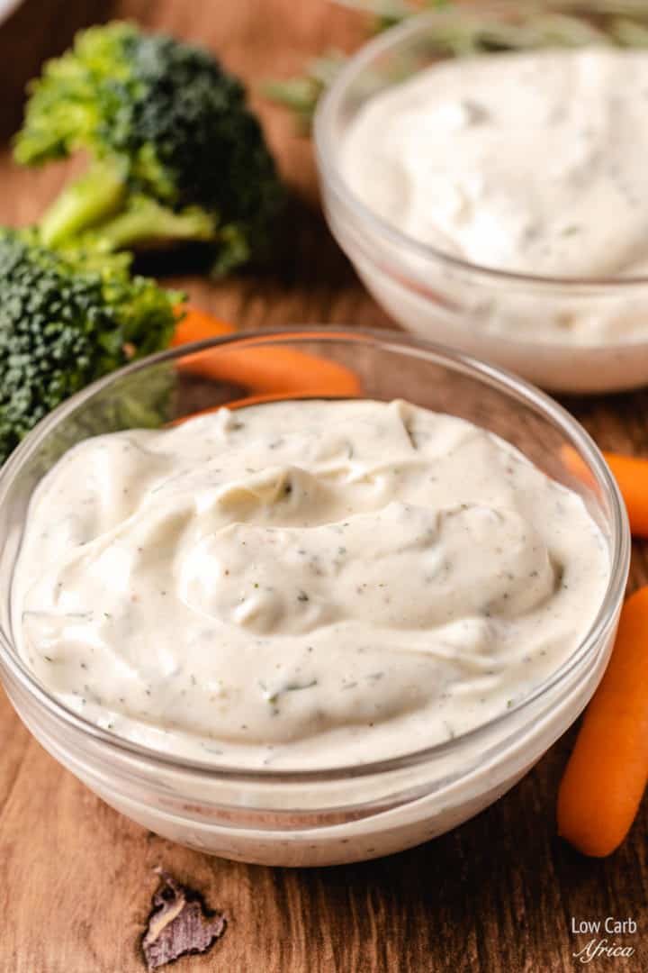 Keto Veggie Dip - Low Carb Africa