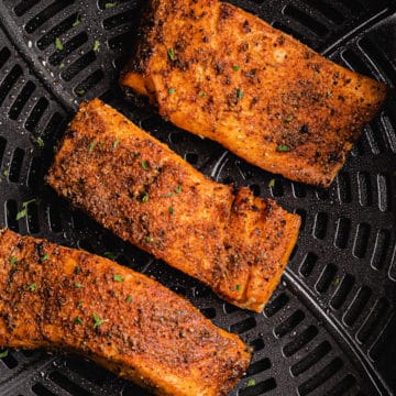 Make salmon in an air fryer.