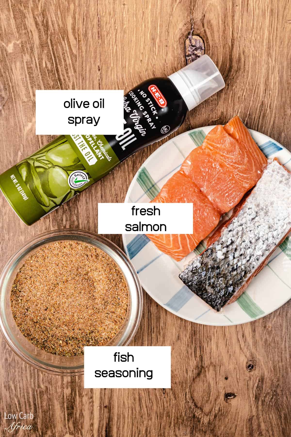 ingredients to make salmon