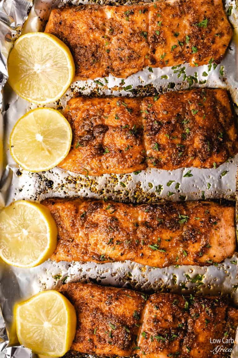 Oven Baked Salmon - Low Carb Africa