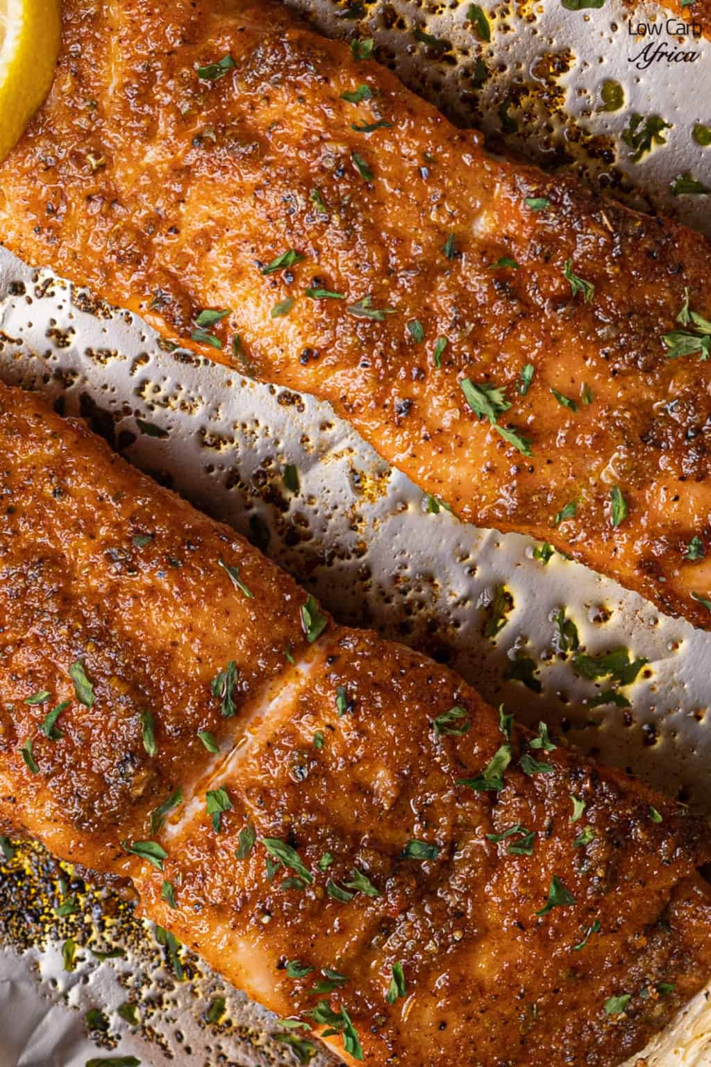 Oven Baked Salmon - Low Carb Africa
