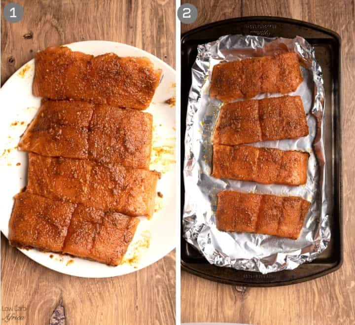 Oven Baked Salmon - Low Carb Africa