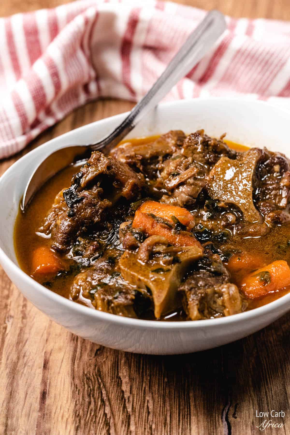 Ready-to-eat Jamaican oxtail soup