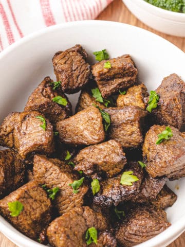 air fryer steak bites ready to eat