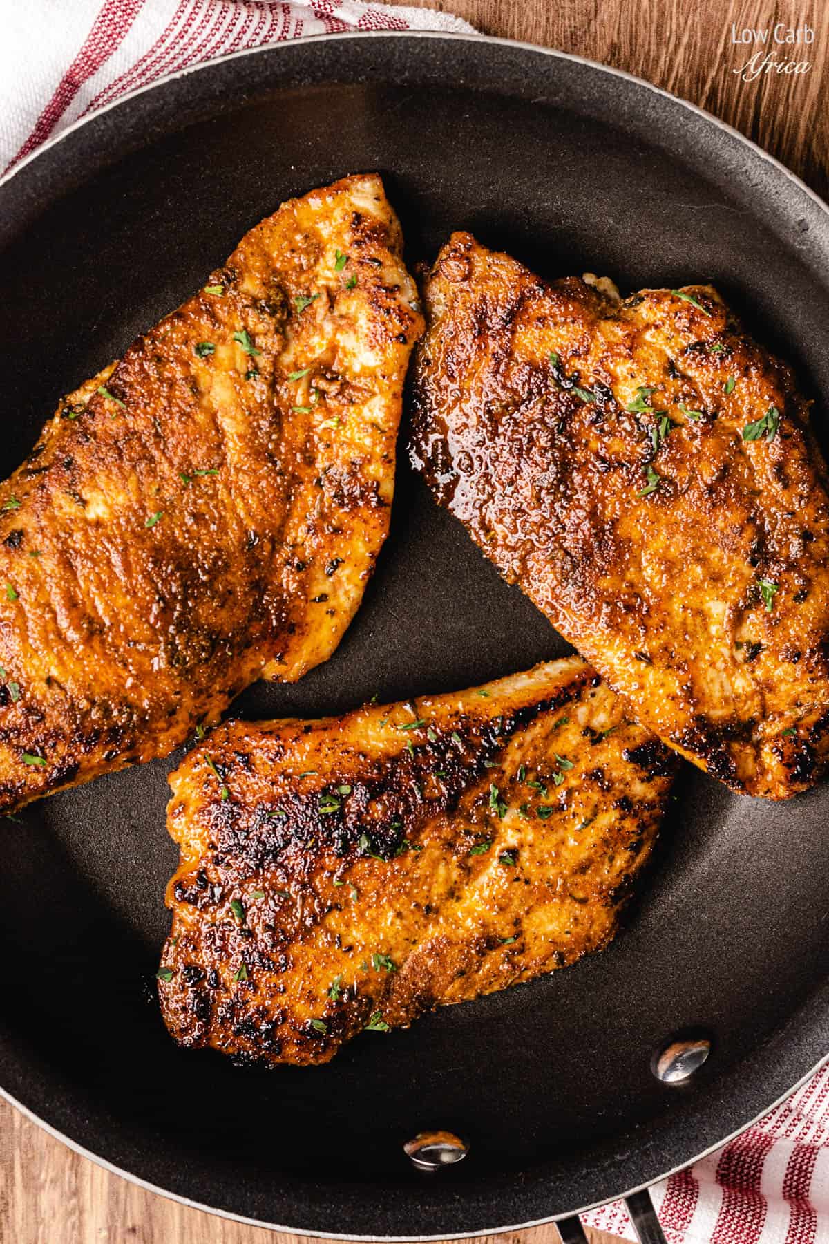 Fried Chicken Breast in a pan