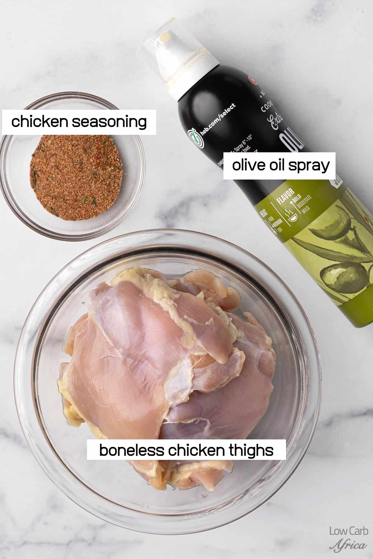 chicken thighs, seasoning