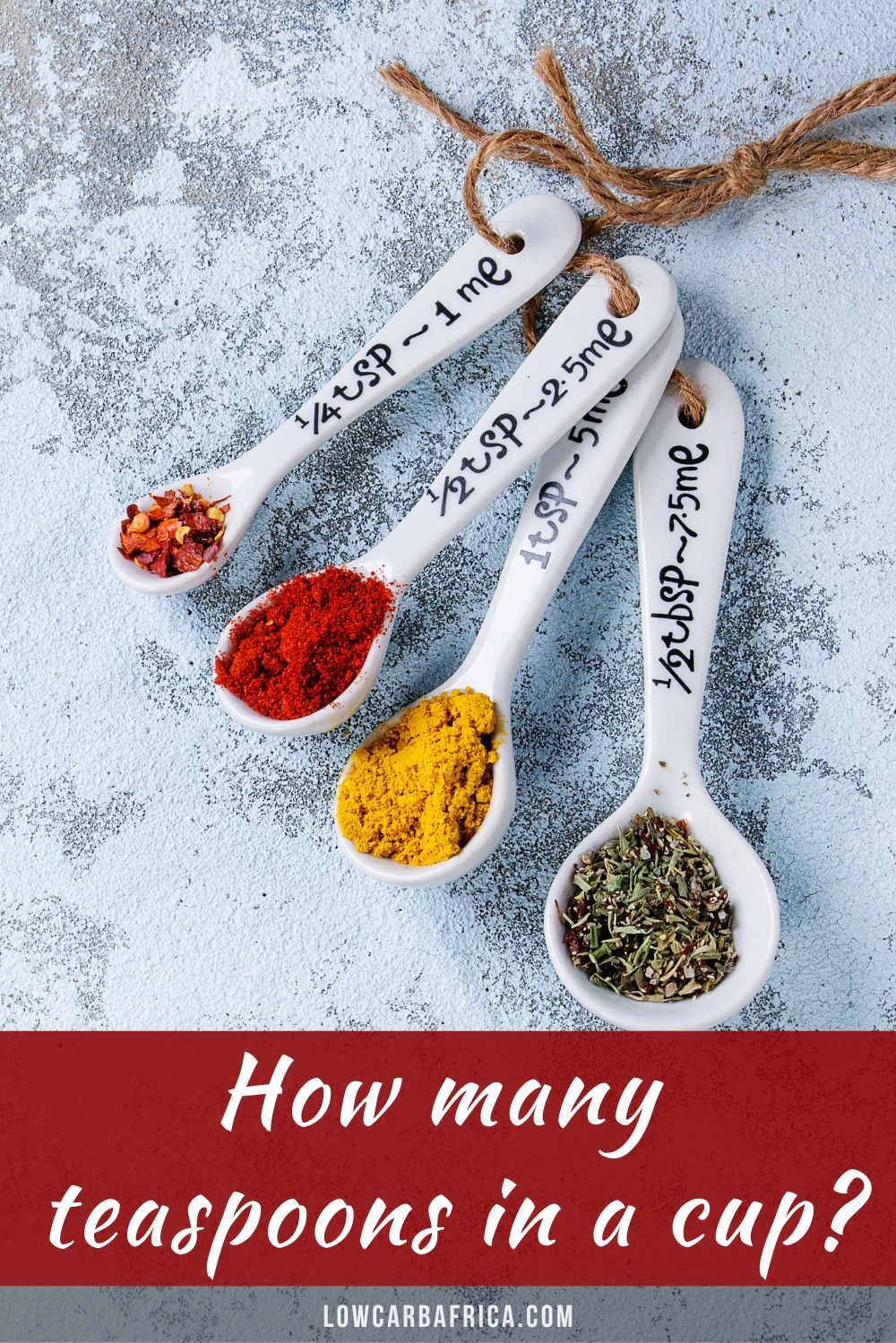 How Many Teaspoons in a Cup? Low Carb Africa