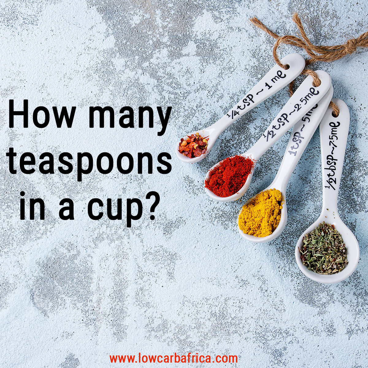 how many teaspoons in a cup