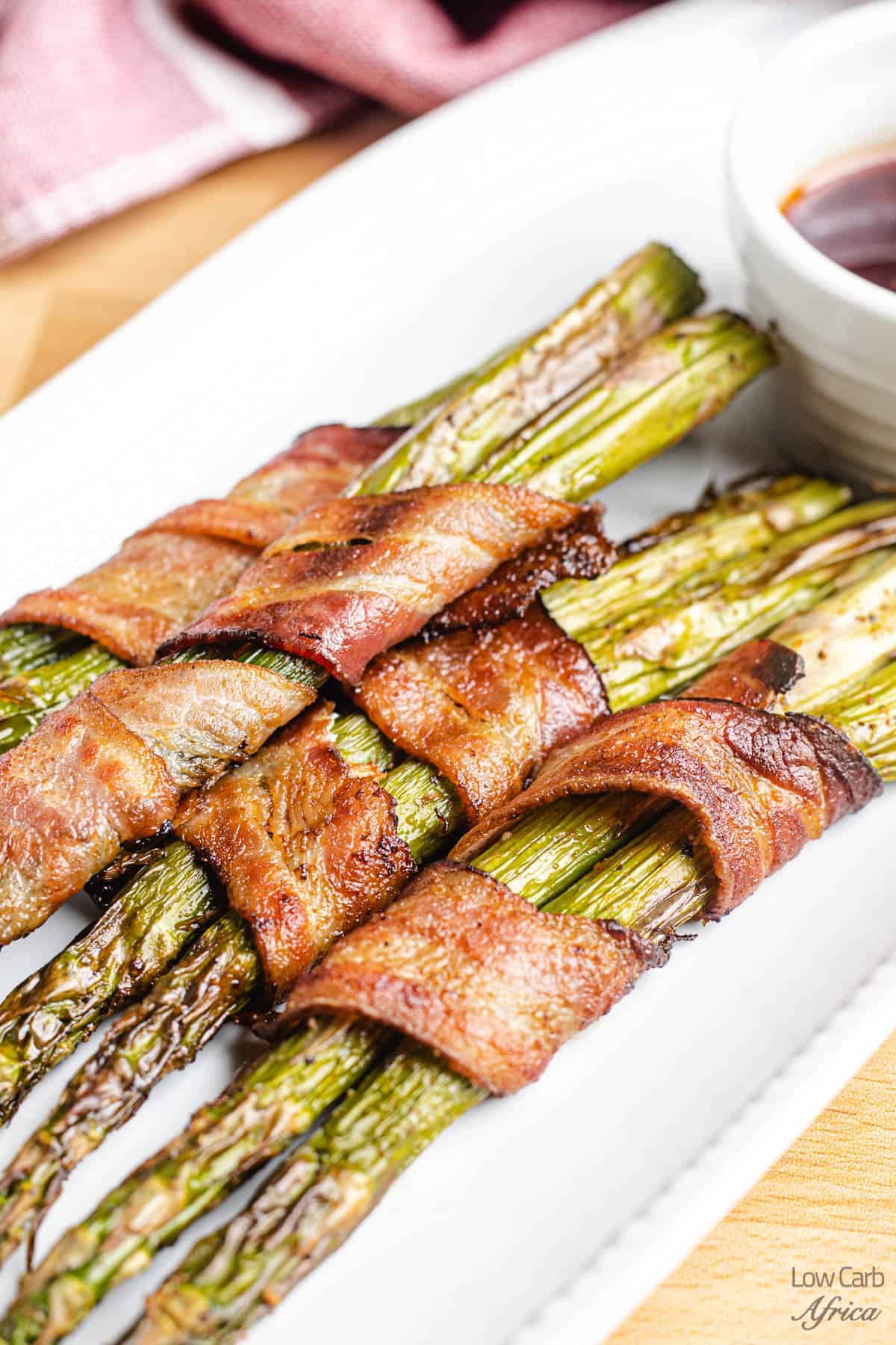 bacon wrapped asparagus air fryer recipe for beginners