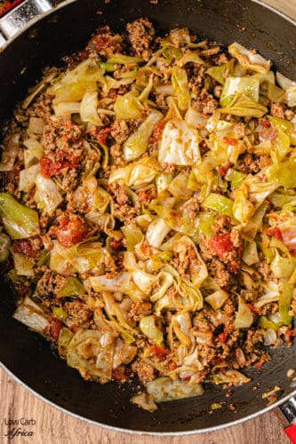 Cabbage and Ground Beef - Low Carb Africa