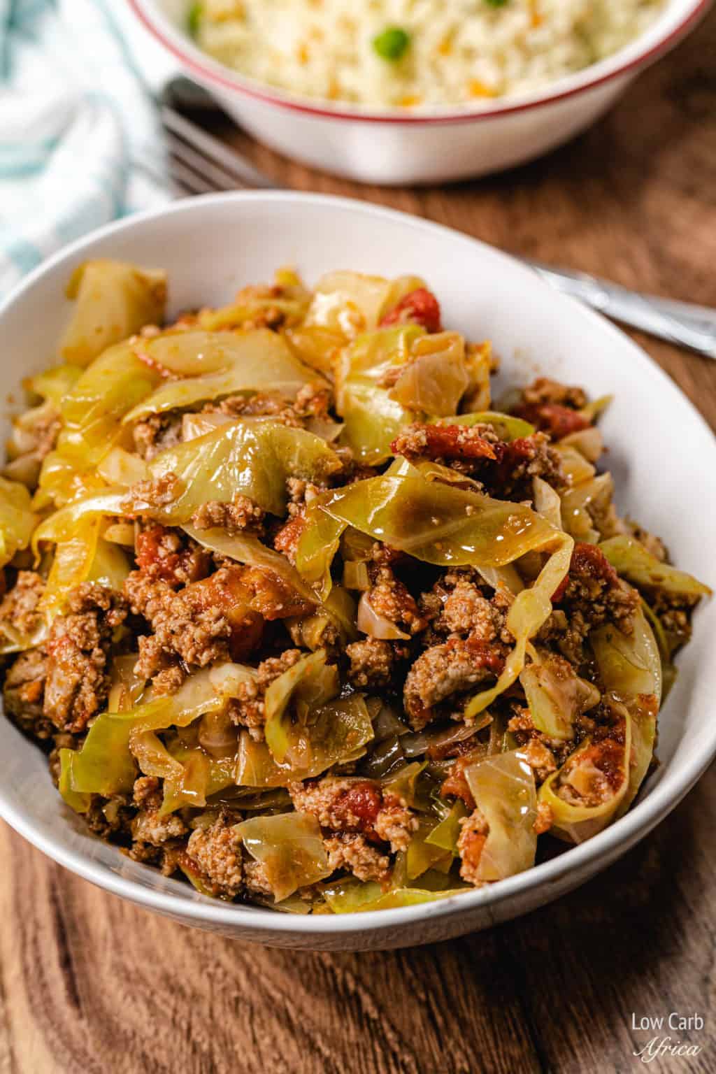 Cabbage and Ground Beef Low Carb Africa