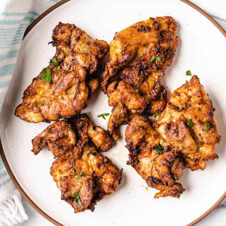 Air fryer chicken thighs.