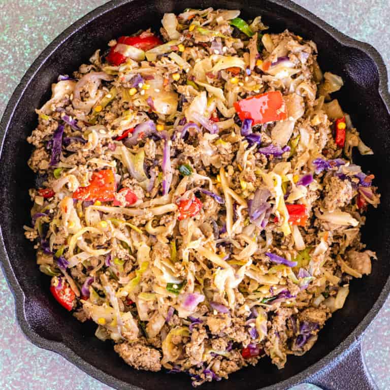 Keto Egg Roll in a Bowl