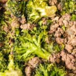 Keto ground beef and broccoli - Pinterest