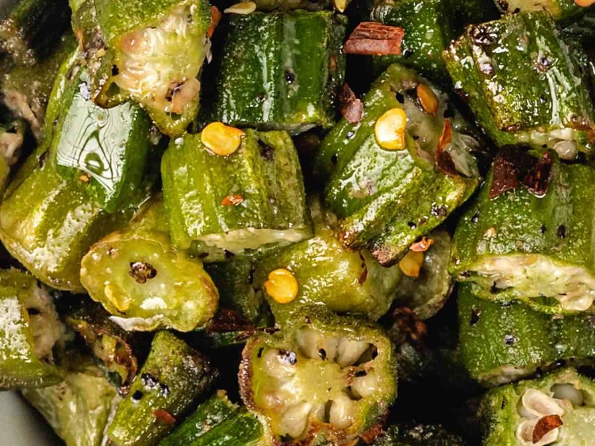 AIR FRYER FROZEN OKRA