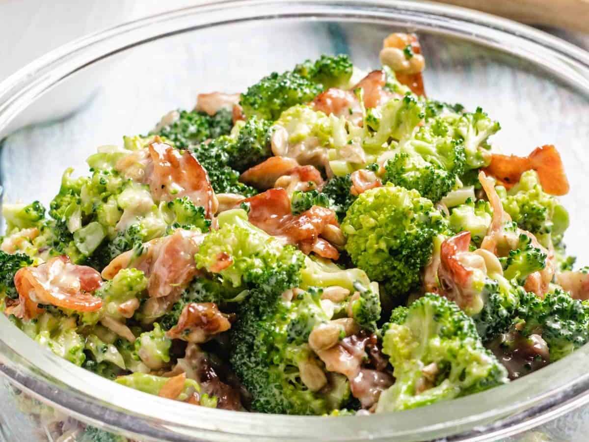 BROCCOLI SALAD WITH BACON