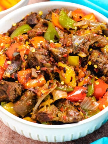 asun meat peppered goat meat ready to eat