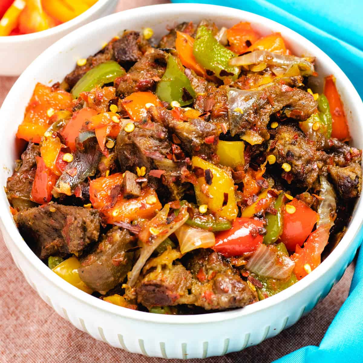 asun meat peppered goat meat ready to eat