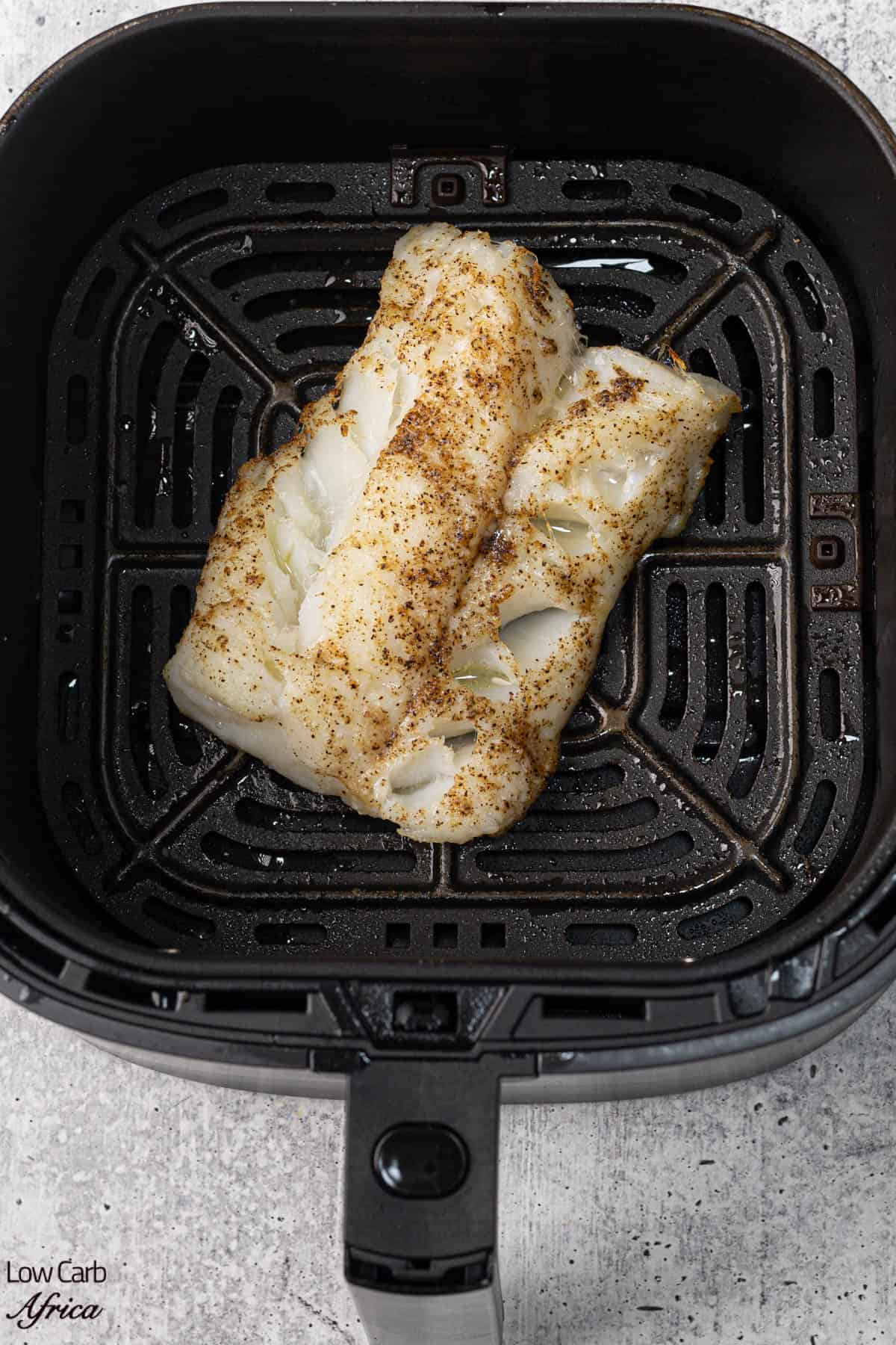 frying cod in an air fryer