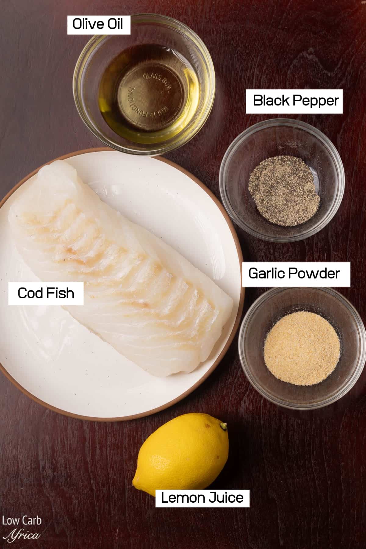 ingredients to make air fryer cod