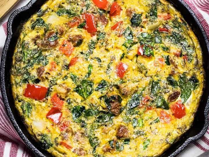 Sausage and Spinach Frittata-homepage2