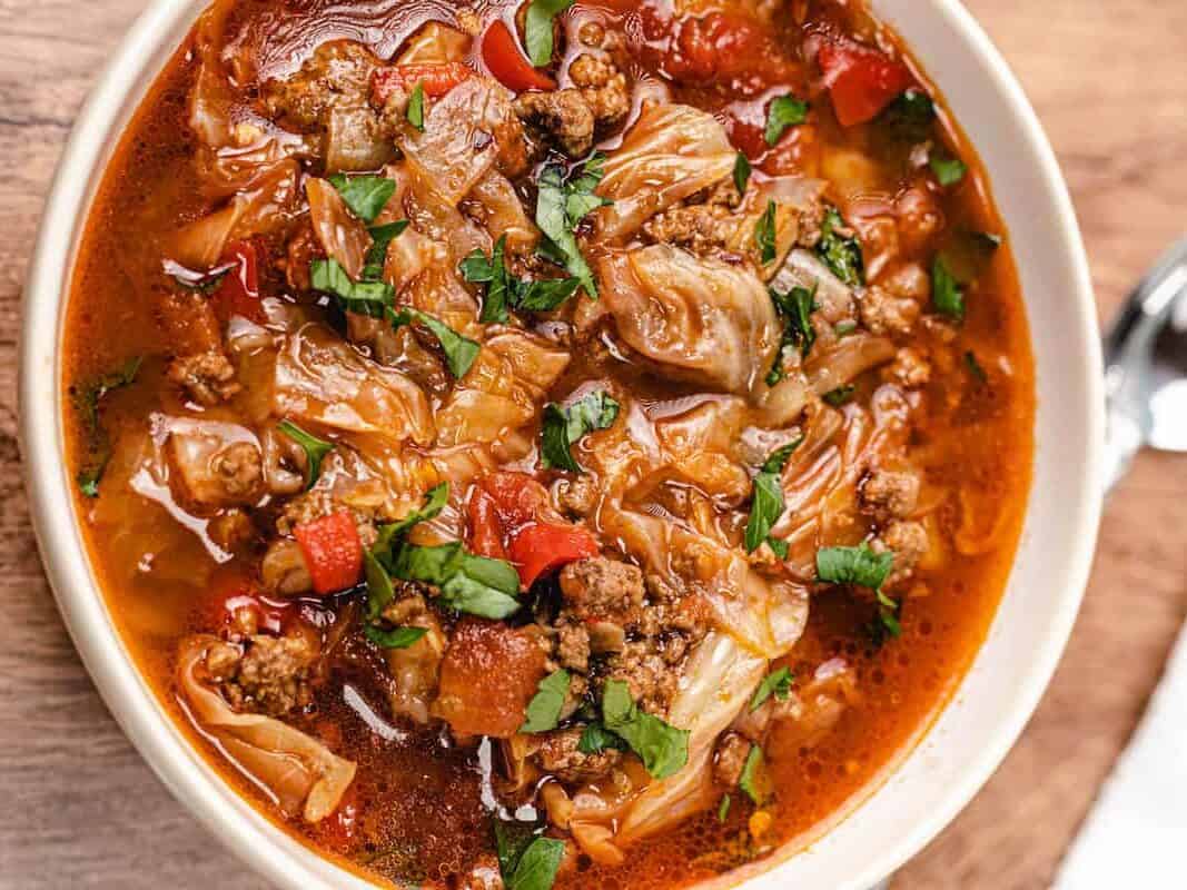 spicy cabbage soup