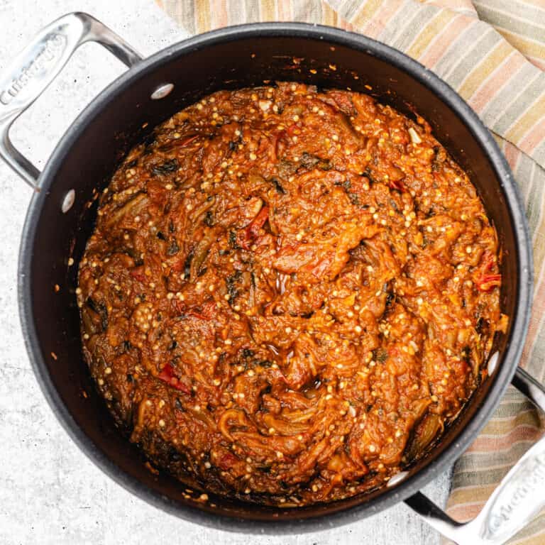 Zaalouk Moroccan Eggplant Dip