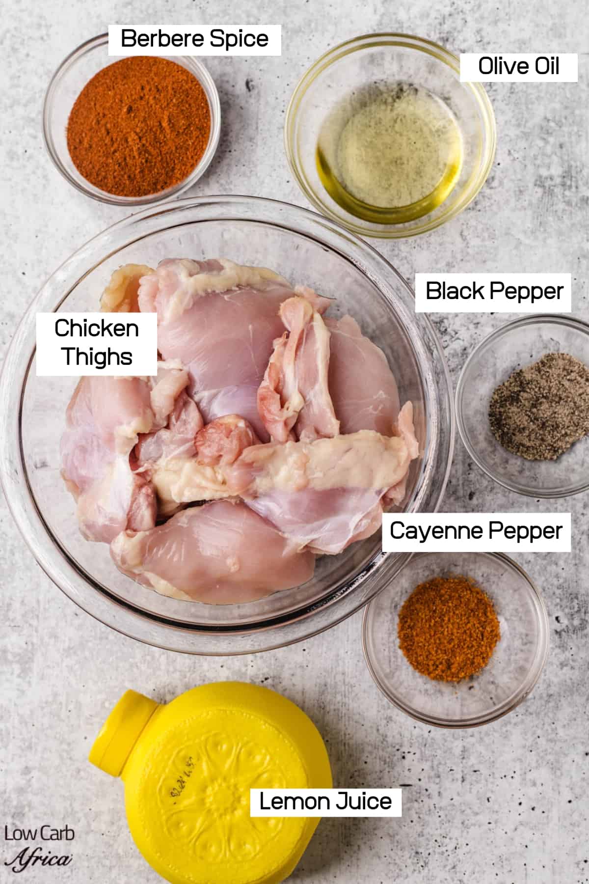 chicken thighs, berbere spice