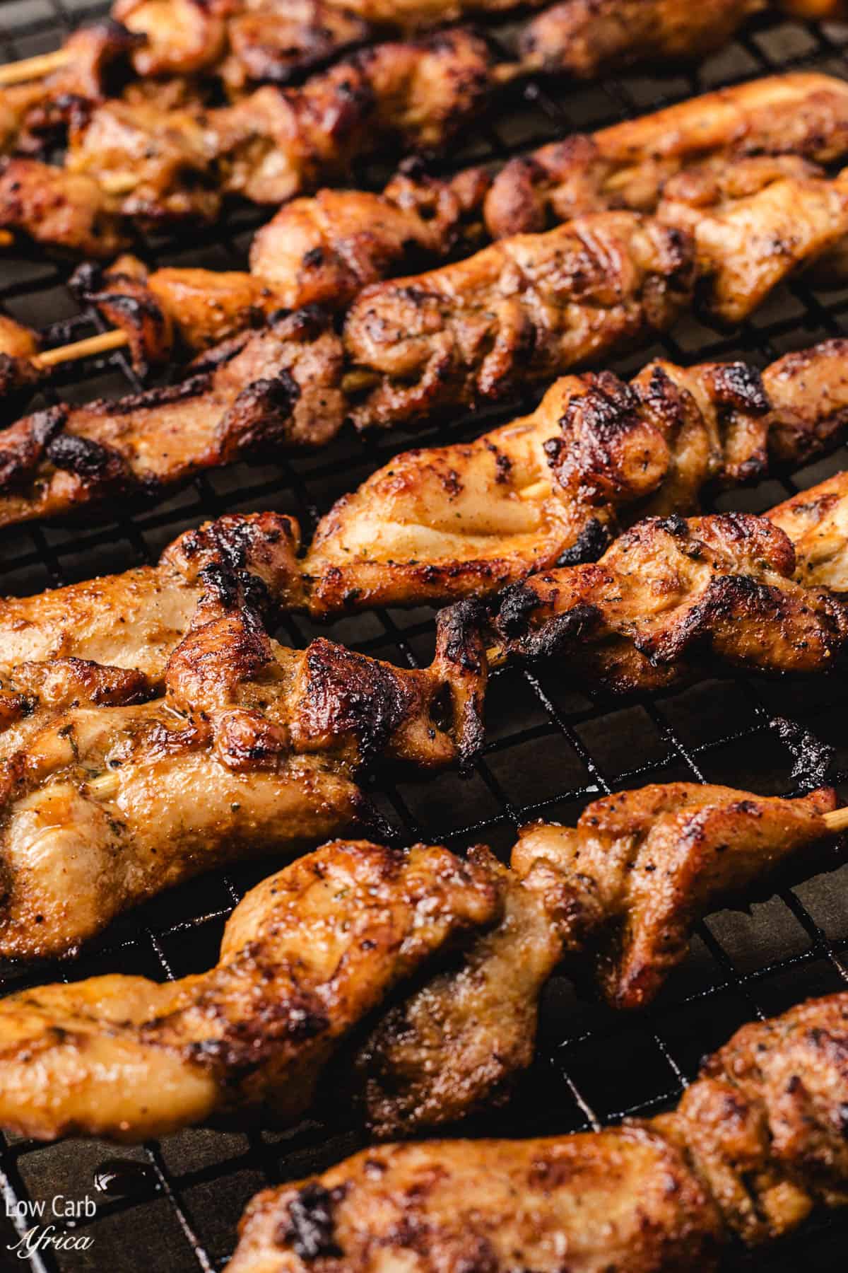 O que significa I want to eat chicken skewers ? - Pergunta sobre