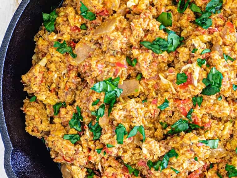 This egg stew is a must on your Nigerian keto diet