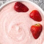 Keto Strawberry Mousse -pinterest