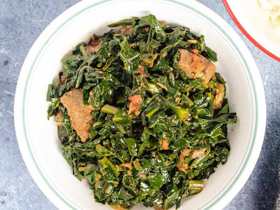 Sukuma WIki kenyan braised collard greens